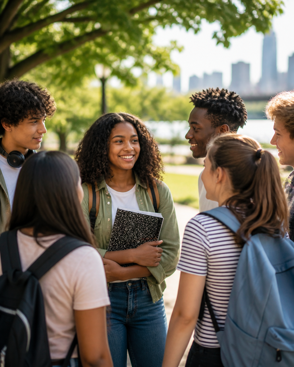 Youth we serve — confident smiling children
