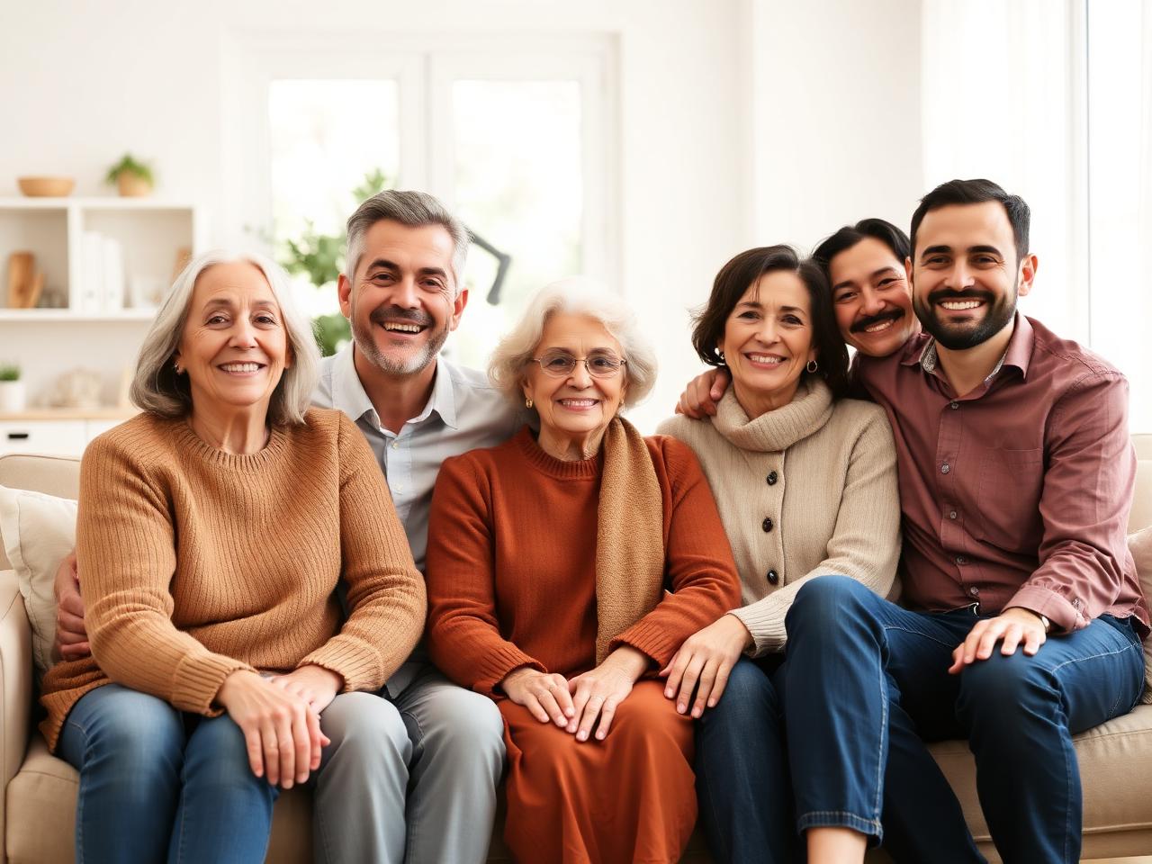Multi-generational family together